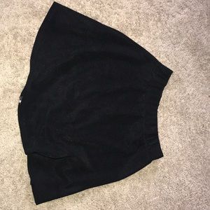 Black skater skirt